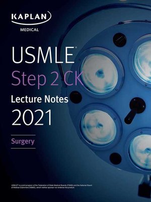 cover image of USMLE Step 2 CK Lecture Notes 2021